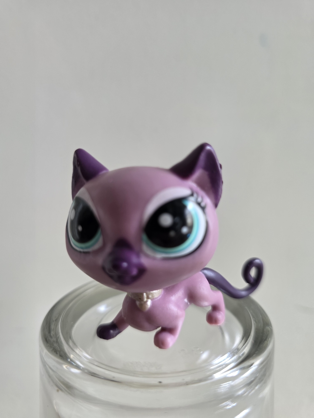 3/22 Littlest Pet shop #1-34 Purple Siamese Cat